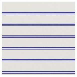 Blue & White Lines Fabric