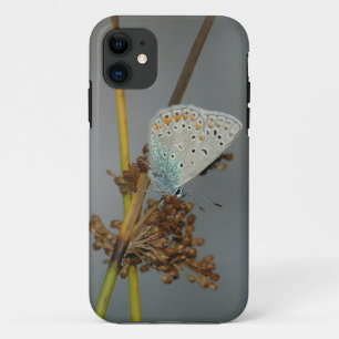 Blue White Orange with Black Spots Butterfly Case-Mate iPhone Case