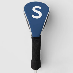 Blue & white Personalised Ping Pong Ball Golf Head Cover