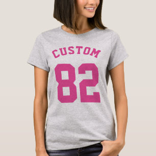 Blue White & Pink Baby Sports Jersey Design T-Shirt