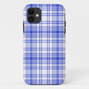Blue White Plaid 2 Case-Mate iPhone Case