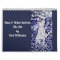Blue & White Rabbit Tile Art Calendar Cobalt Navy