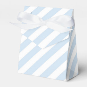 Blue & White Striped Birthday Party Favour Boxes