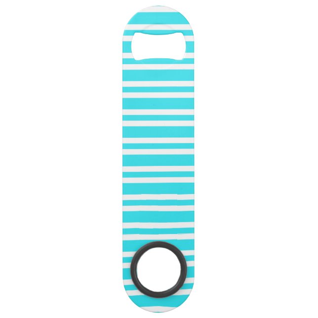 Blue White Stripes Pattern (Front)