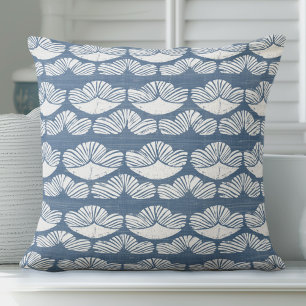 Blue & White Throw Pillow
