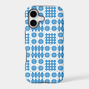 Blue White Welsh Tapestry Pattern iPhone 5/5s Case