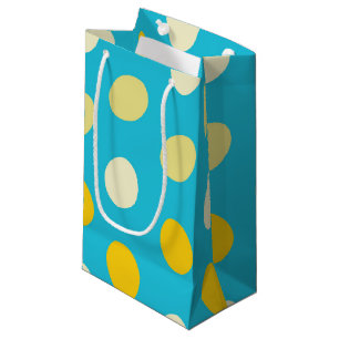 Blue White Yellow Colorful Eggs Bird Nests Nature Small Gift Bag
