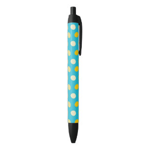 Blue White Yellow Colourful Eggs Bird Nests Nature Black Ink Pen