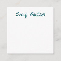 Blue White Your Name Unique Special Minimalist