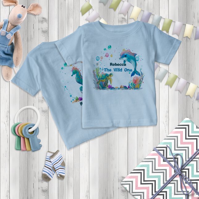 Blue Wild One, Oceanic Adventure party  T-Shirt (Creator Uploaded)