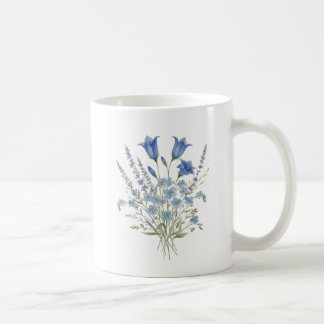 Blue Wildflower Bouquet Coffee Mug
