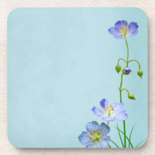 Blue Wildflower Coaster