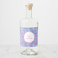 Blue Wildflower Floral Pattern