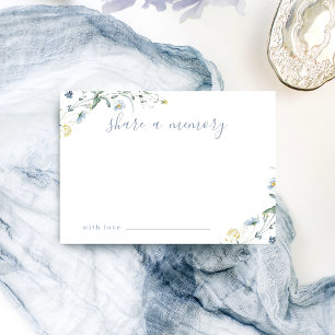 Blue Wildflower Rustic Boho share a memory card