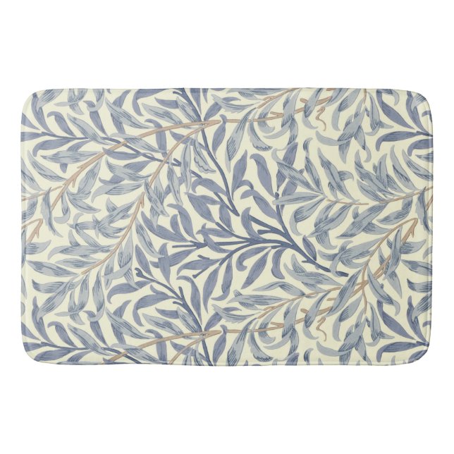 Blue Willow Bough (by William Morris) Bath Mat (Front)