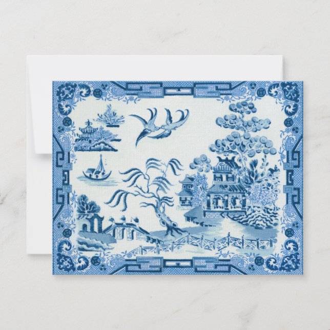 Blue Willow Card (Front)