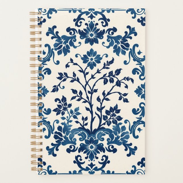 Blue Willow China Print Planner (Front)