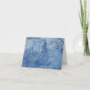 Blue Willow Chinoiserie Ginger Jars Jar  Note Card