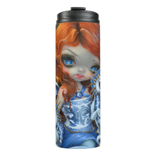 "Blue Willow Dragonlings" Thermal Tumbler