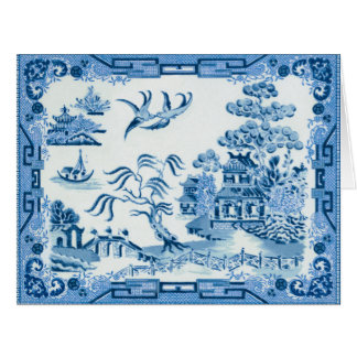 Blue Willow Greeting Card