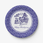 Blue Willow Pattern Your Greeting or Holiday