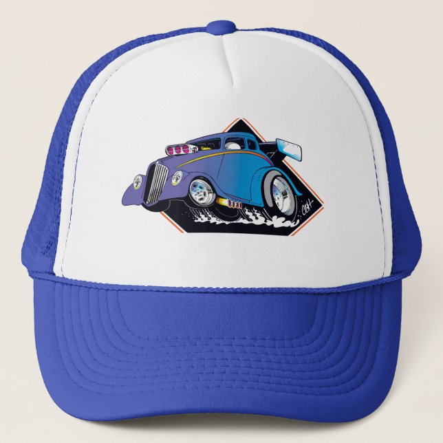 Blue Willys Trucker Hat (Front)