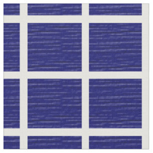 Blue Windowpane Fabric