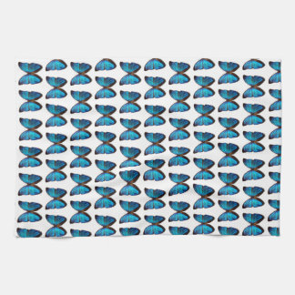 BLUE WINGED BUTTERFLY kitchen towel