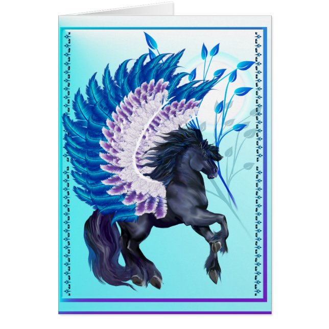 Blue Winged Pegasus (Front)