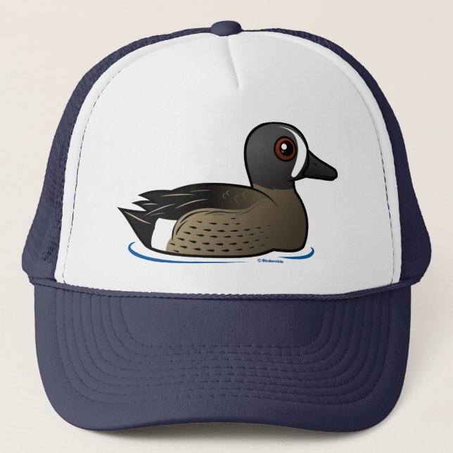 Blue-winged Teal Trucker Hat (Front)
