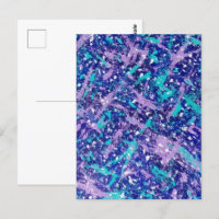 Blue Winter Abstract