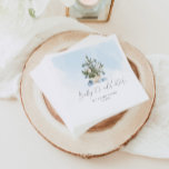 Blue winter baby its cold outside baby shower napkin<br><div class="desc">Blue winter baby its cold outside baby shower Napkins
Matching items are available.</div>