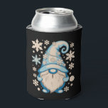 Blue Winter Christmas Gnome Xmas Snow Holiday Can Cooler<br><div class="desc">Blue Winter Christmas Gnome Xmas Snow Holiday</div>