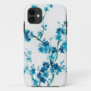 Blue Winter Floral Watercolor   Custom Case-Mate iPhone Case