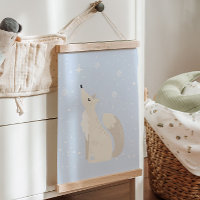 Blue Winter | Fox Arctic Animal Nursery Decor
