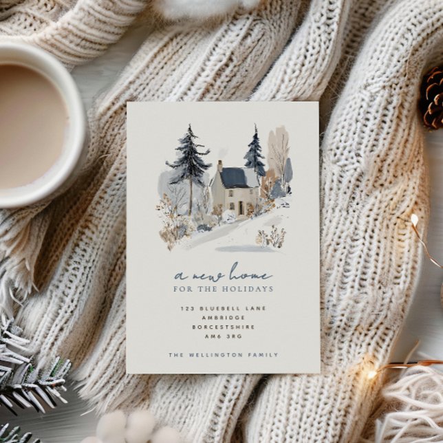 Blue Winter House Moving Announcement (Creator Uploaded)