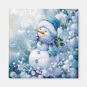 Blue Winter Magnet