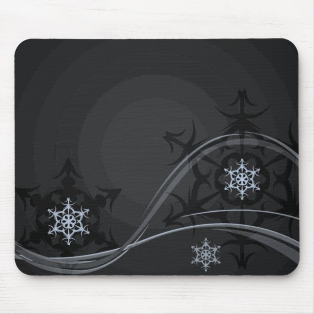 Blue Winter Mouse Pad (Front)