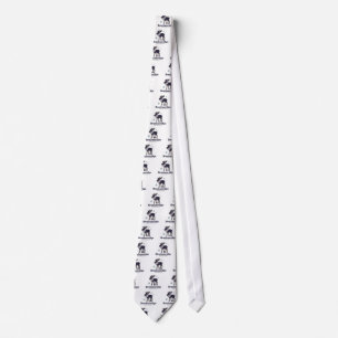 Blue winter snowflake moose Breckenridge Colorado Tie