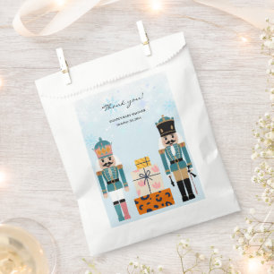 Blue Winter Snowflakes Nutcracker Baby Shower Favour Bags