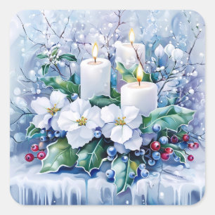 Blue Winter Stickers