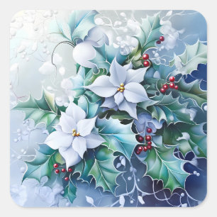 Blue Winter Stickers