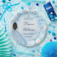 Blue Winter Wonderland Quinceanera Party