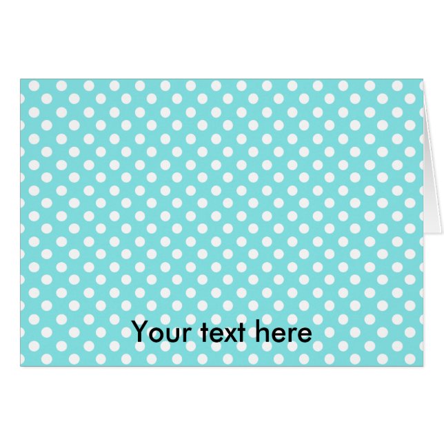 Blue with white polkadots (Front Horizontal)