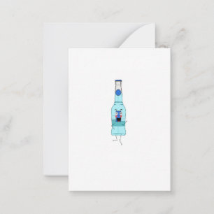 Blue WKD, drink, cute Card