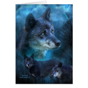 Blue Wolf ArtCard