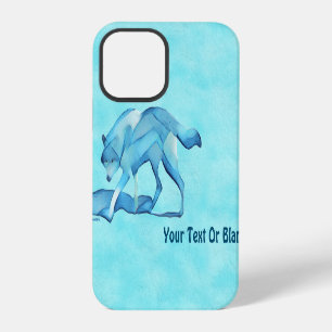 Blue Wolf On Snow iPhone 12 Pro Case