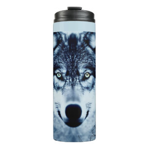 Blue Wolf Thermal Tumbler