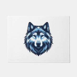 blue wolfdog  6 doormat