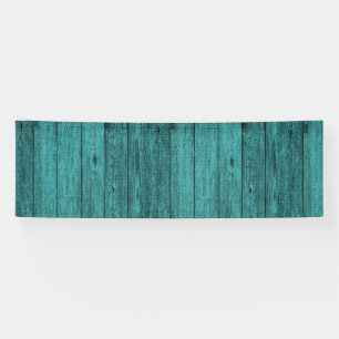 blue wood banner